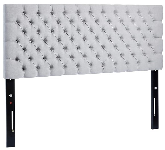 Jezebel Fabric Headboard, Grey